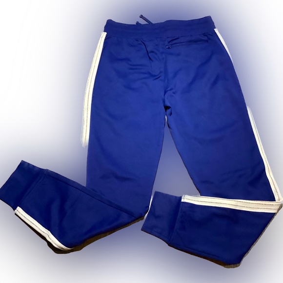 Disney 50th Anniversary Track Jogger Sweatpants Sparkle Blue Cinderella’s Castle - Picture 2 of 12